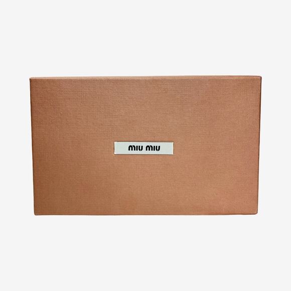 Miu Miu Croc Embossed Leather Zip Around Wallet Blush Pink Box Made In Italy - Picture 2 of 16